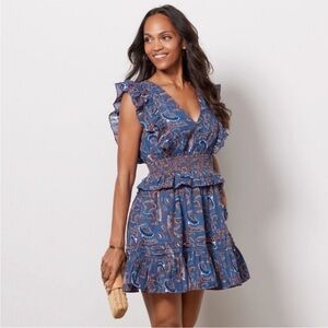 CLEOBELLA Elara Mini Dress Lazuli Size S